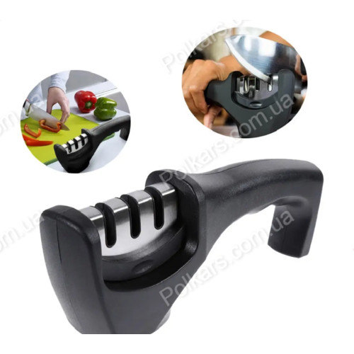 Ручная точилка для ножей Sharpener Черная KR-17